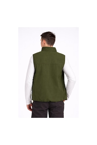 Vatan Tekstil Softshell Dik Yaka Erkek Yelek Haki