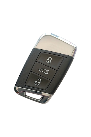 Volkswagen Passat B8 Uyumlu Smart Kumanda Kabı Anahtar Kabı Oto Anahtarlık Logolu