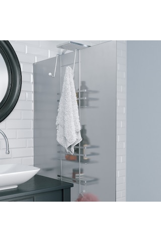 Teknotel Üç Katlı Asmalı Banyo Duş Rafı Krom Lm580 Krom