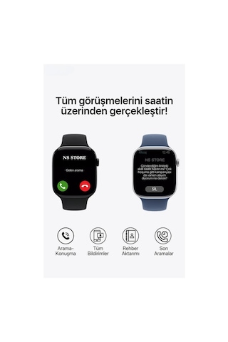 Northcity HK11 Pro Max Akıllı Saat + 2 Kordon (Distribütör Garantili)