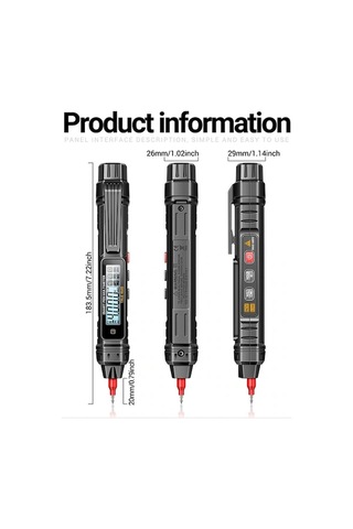 Sandwich Türkçe Optimize Edilmiş Ürün Başlığı: A3005 40 Megohm Yanayı Önleyici Yüksek Hassasiyetli Dijital Evrensel Ölçer Stan Diğer