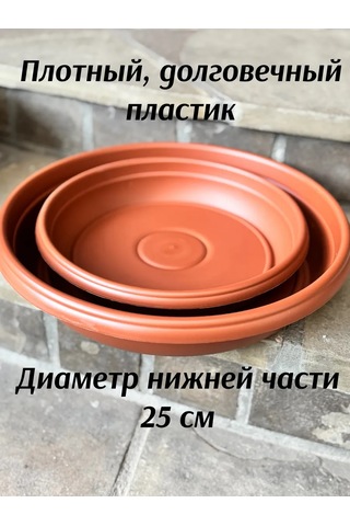 Botanikum Çiçek Saksıları İçin Yuvarlak Altlık, Bitkiler İçin D-30cm 453012129