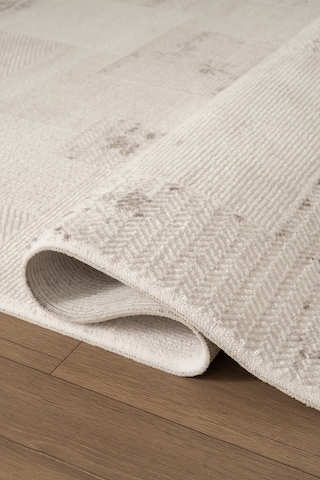 Luxia Lu003g Krem Gri Akrilik Modern Salon Koridor Yatak Ve Oturma Odası Halısı-1775 Krem - Gri
