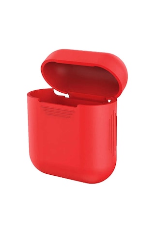 Lexroo Apple AirPods Uyumlu Standart Silikon Kılıf - Beyaz