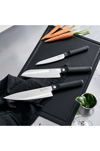 Fissler Procut Collection 3 Parça Bıçak Seti Santoku, Şef Ve Çok Amaçlı Renkli