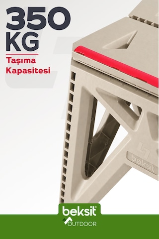 Beksit Outdoor Herkül M Katlanır Reflektörlü Tabure (Kum Beji)