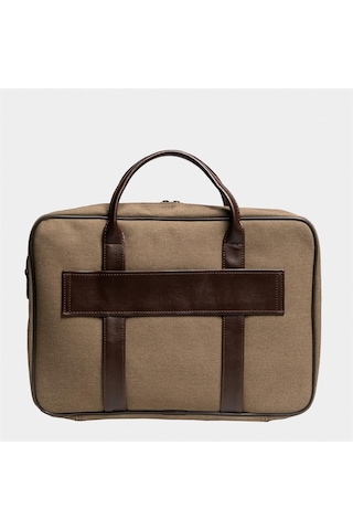 Çantaş Retro Kanvas 40x29 Evrak Ve Laptop Çantası 15 İnç Haki