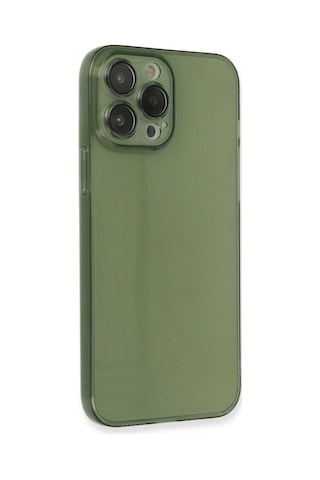 Northcity Apple Uyumlu iPhone 13 Pro Kılıf Fly Lens Silikon - Yeşil