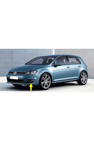 VW Golf 7 2013-2017 Sol Sis Farı Alt Kapak Krom Çıtalı 5G0854661