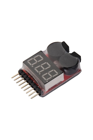 Lipo Batarya Voltaj Test Cihazı Buzzerlı