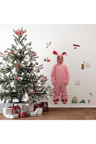 A Christmas Story Ralphie Bunny Suit Dev Duvar Çıkartmaları Diğer