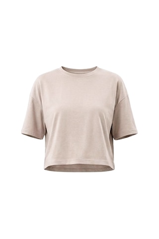 Cottonhıll Premium - Sway Collection Vizon Modal Bisiklet Yaka Tişört