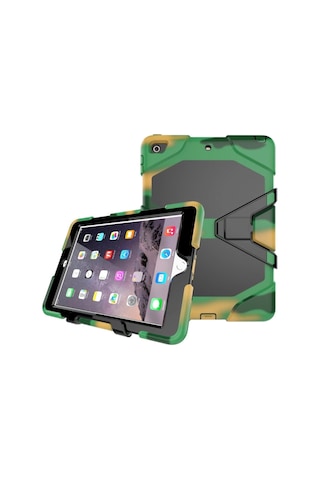 Apple İpad 5 Air 9.7 Kılıf Griffin Tablet Kapak - Kamuflaj Arka Kapak