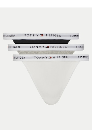 Tommy Hilfiger Tommy Hılfıger Kadın 3 Lü Tanga Uw0uw05757-0wa Çok Renkli