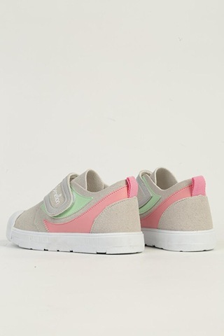 Benetton Bn-1403 Çocuk Sandalet Gri - Pembe