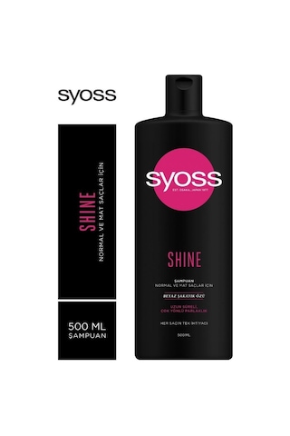 Syoss Şampuan Shine 500 ML