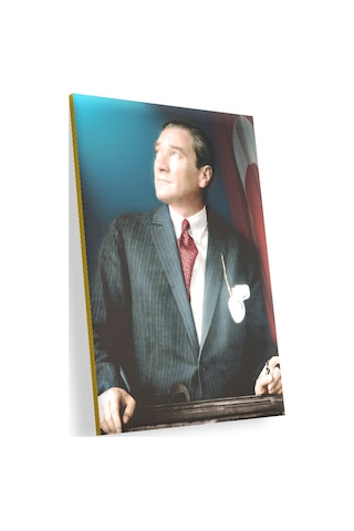 Cakasepetim Mustafa Kemal Atatürk Posterleri Ahşap Mdf Tablo