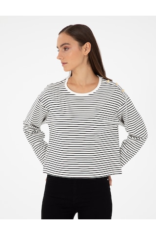 Pierre Cardin Kadın Ekru Sweatshirt 50290987-vr019 Ekru