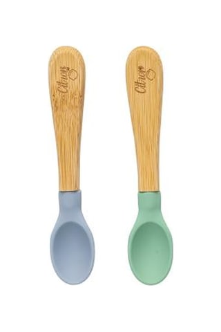 Citron 2'li Organik Bambu Kaşık Seti - Green/blue 1073674