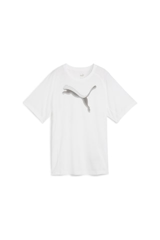 Puma Evostripe Tee Kadın T-shirt-beyaz