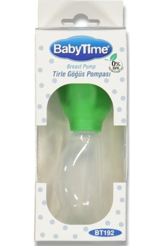Baby Time BT192 Tirle Göğüs Pompası Yeşil