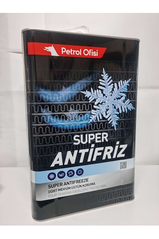 Petrol Ofisi Super Antifriz 15 Kg Tnk - Yeşil Saf Antifriz Yeşil