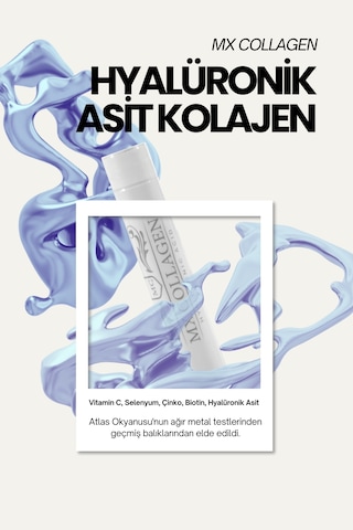 Mx Collagen Hyaluronic Acid Balık Kolajeni 30 Ml X 10 Şişe