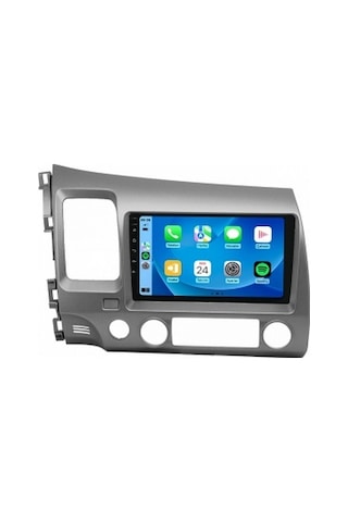 Honda Civic Fd6 2006-2012 9'' 6gb Ram 128gb Hafıza 8 Çekirdek Carplay Kamera Android Multimedya