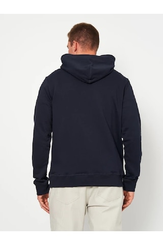 Tommy Hilfiger Erkek Kapşonlu Sweatshirt Lacivert