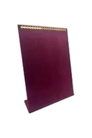 Yerli Üretim Süet Kumaş Lacivert Renk 34/24 Cm Tırnaklı Ayaklı Tesbih-kolye-zincir Sergileme Standı Çok Renkli