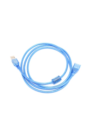 Veri Hattı Erkek - Dişi Pirinç Çift Ekranlı Usb 2.0 Uzatma Kablosu Veri Aktarımı İçin 1,5 Metre