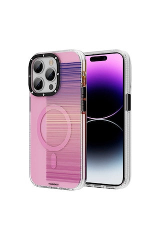 YoungKit Apple Uyumlu iPhone 14 Pro Kılıf Magsafe Şarj Özellikli Youngkit Pure Serisi Kapak Youngkit-10154