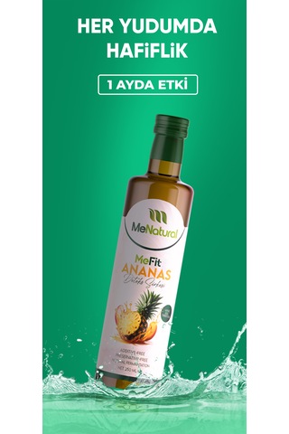 Menatural Mefit Ananaslı Detoks Sirkesi - 250 ML