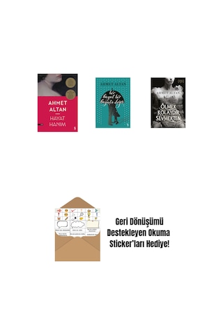 Hayat Hanım + Bir Hayat Bir Hayata Değer + Ölmek Kolaydır Sevmekten + Okuma Sticker'ları