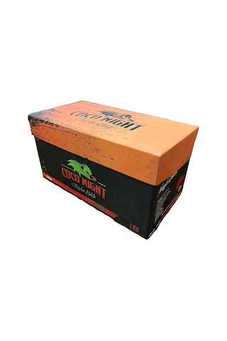 Coco Night 1 KG 27 MM Hindistan Cevizi Küp Nargile Kömürü