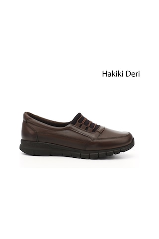 Gönderi(R) Gönderi R Kadın Kahverengi Dolgu Taban Hakiki Deri Comfort Ayakkabı Ddza77542210 Kahverengi