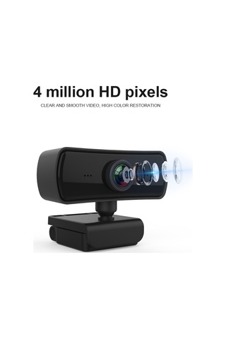 Sones C3 400w Piksel 2k Çözünürlük Otomatik Odaklama Hd 1080p Web Kamerası 360 Derece Dönüş Canlı Yayın Video Konferans Çalışması İçin Mikrofonlu Usb Sürücüsüz Web Kamerası