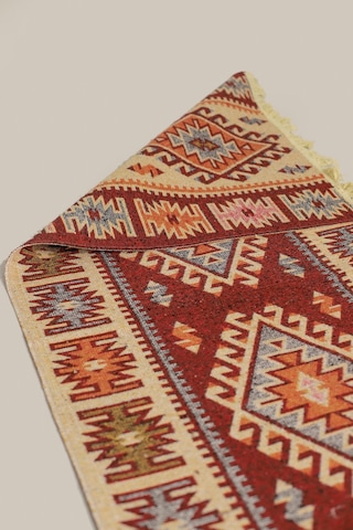 "çift Taraflı Kullanılabilir, Makinede Yıkanabilir, Modern Desenli Kilim 11 Farklı Ebat" Kırmızı Kırmızı