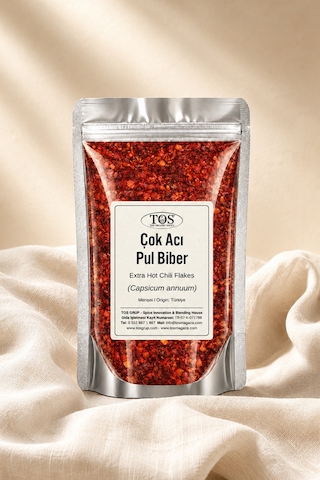 Çok Acı Pul Biber 50 gr (1. Kalite) Capsicum annuum / Extra Hot Chili Flakes