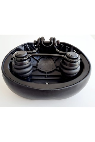 Rectus Soft Geniş Yaylı Yumuşak ve Rahat Koltuk Bisiklet Selesi Siyah - Beyaz - Gri