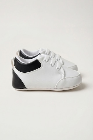 Pufien İlk Adım Ayakkabısı, Bebek Patik, Bebek Ayakkabısı, Yenidoğan Sneakers Siyah