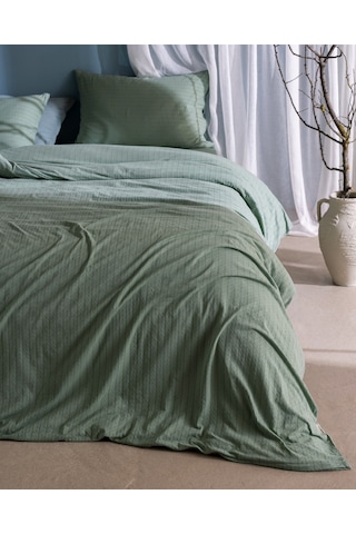 Madame Coco Marlene Tek Kişilik %100 Pamuk Penye Lastikli Nevresim Takımı - Haki 8684427199060 Çok Renkli