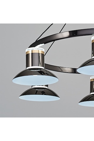 Özcan Aydınlatma 3127-9a Foola 9'lu Sarkıt Kumandalı Platin