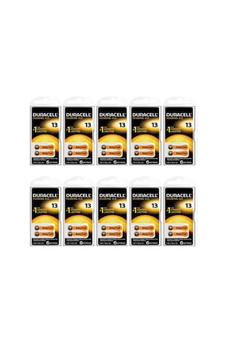 Duracell 13 Numara Kulaklık Pili 6 x 10'lu Duracell 13 Numara Kulaklık Pili 6 x 10'lu