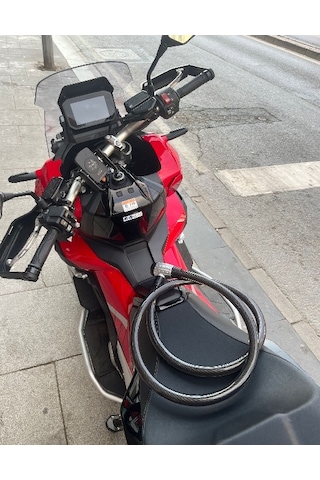 Motosiklet Kilidi 25mm Güçlendirilmiş Halat Kilit 2 Metre