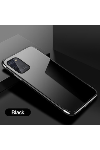 Galaxy A31 Köseleri Renkli Kamera Çikintili Ince Seffaf Kilif 315635364 - Kampanya-Renk / Nano Ekran Koruyucu(+25)-Gold