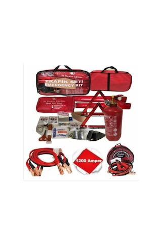 Lüx Trafik Seti Çantalı 1200 Amper Takviye Kablolusu Içinde N11.569