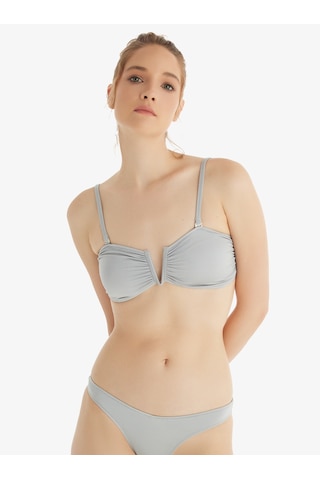 Kadın Bikini Üstü 10715 - Gri Gri