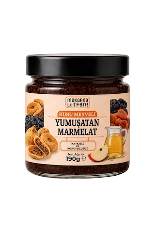 Makarna Lütfen! Yumuşatan Marmelat Kuru İncir-kayısı-erik - 190 Gram