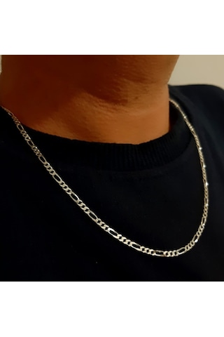 925 Ayar Gümüş Figaro Model Zincir Kolye (524040170)